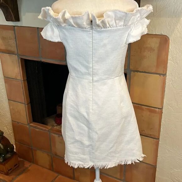 Rebecca Taylor womens Off Shoulder Dress, 8! - Picture 4 of 12
